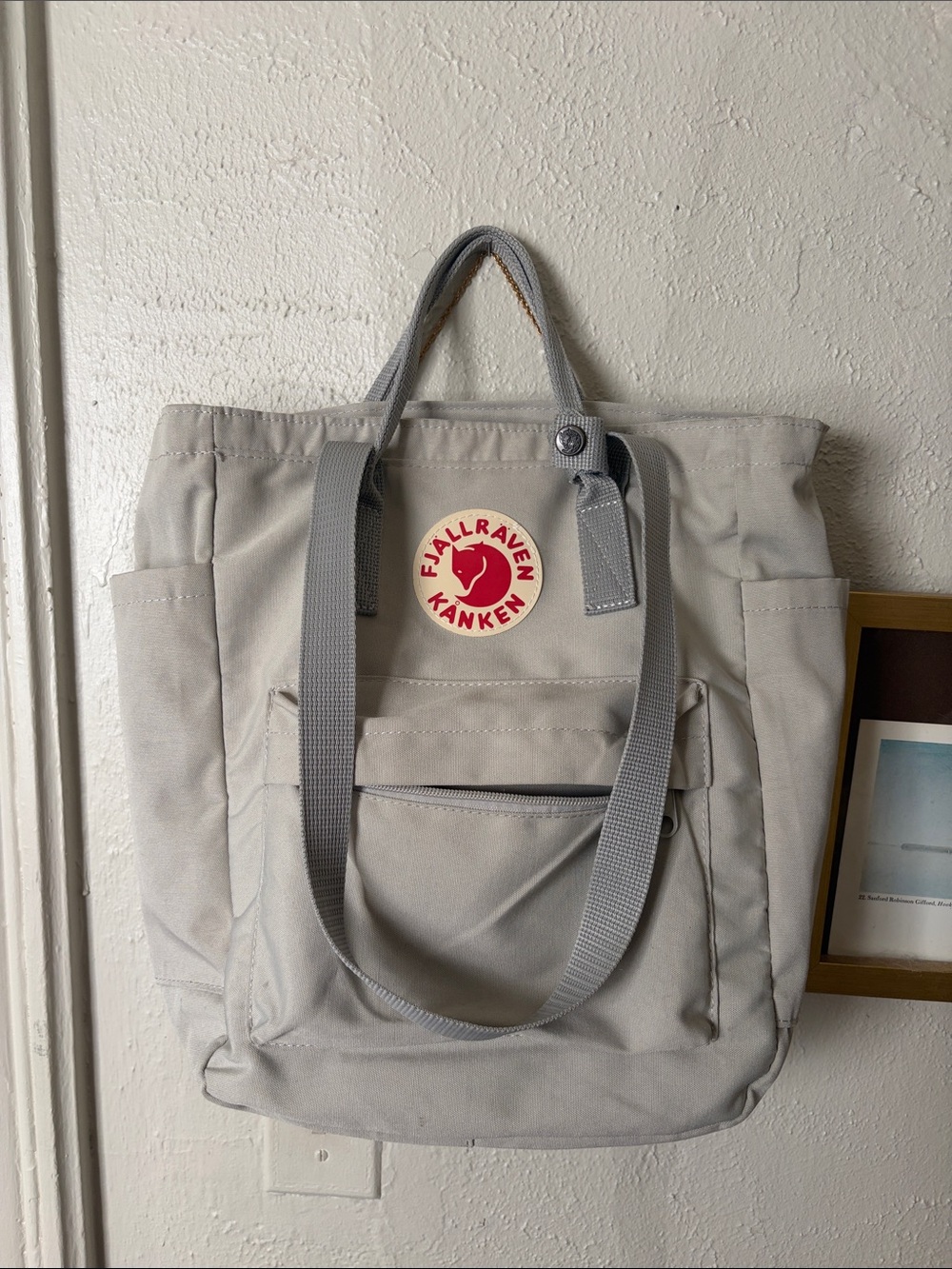 Kånken Tote Bag - Light beige/gray